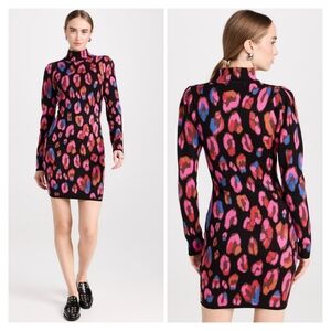 Farm‎ Rio Printed Mini Sweater Dress